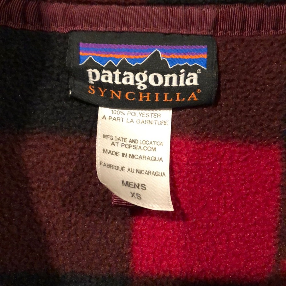 🚫 SOLD 🚫 RARE Patagonia Red Buffalo Check - Picture 4 of 6